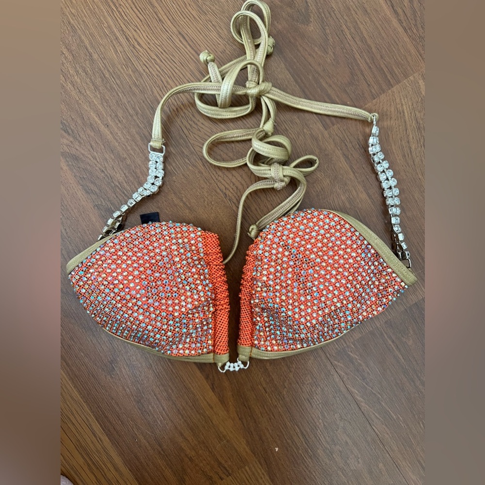 NWT Ingrid Romero fancy competition bikini Swarovski crystals - Picture 8 of 8